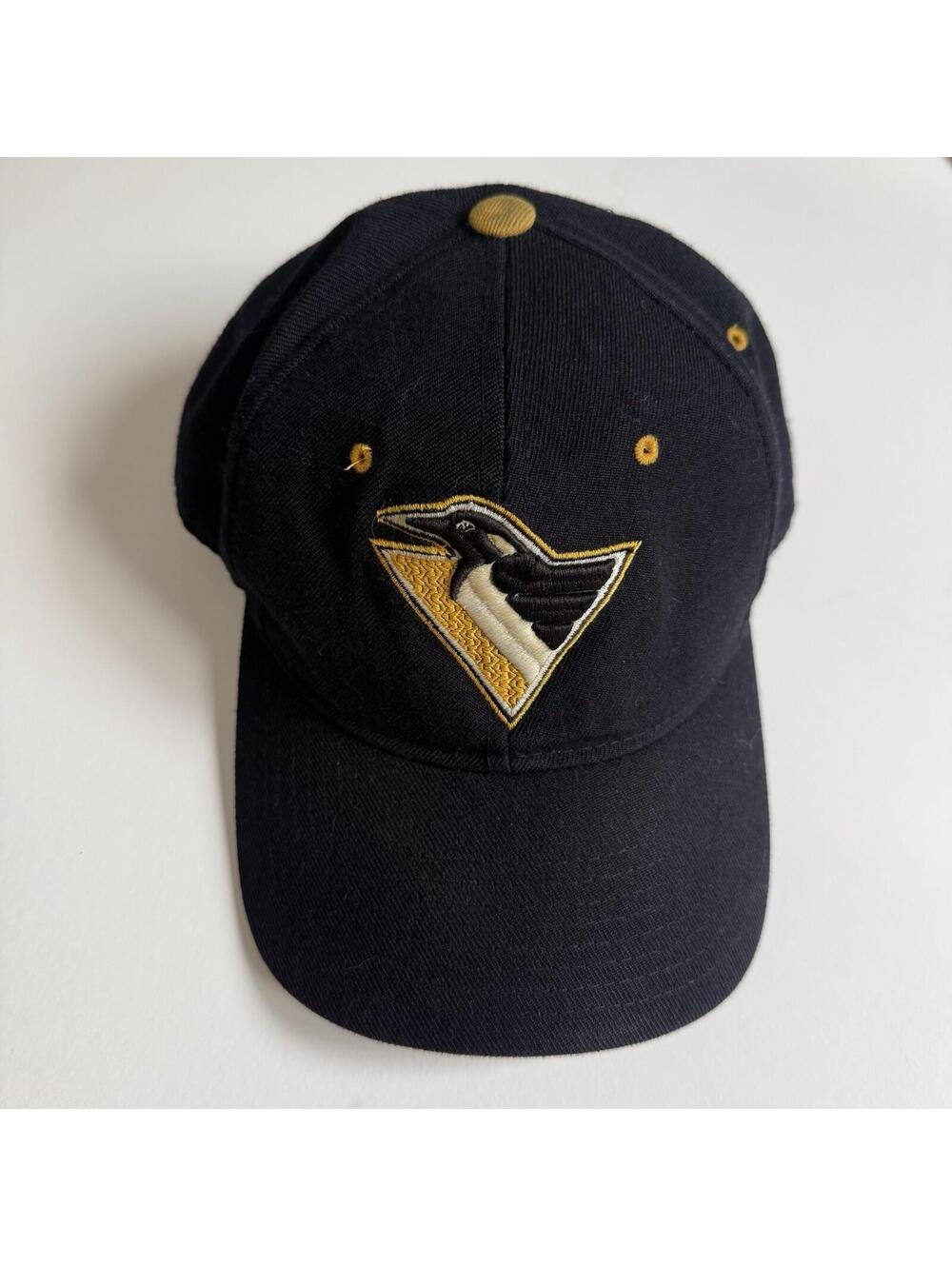 Vintage Pittsburgh Penguins Cap Hat Size 71/8 Hockey Zephyr Men’s